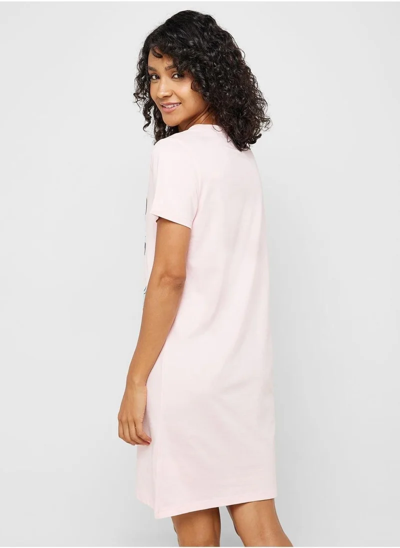 ديزني تي شيرت نوم نسائي ديزني ميني ماوس من أوربان هول