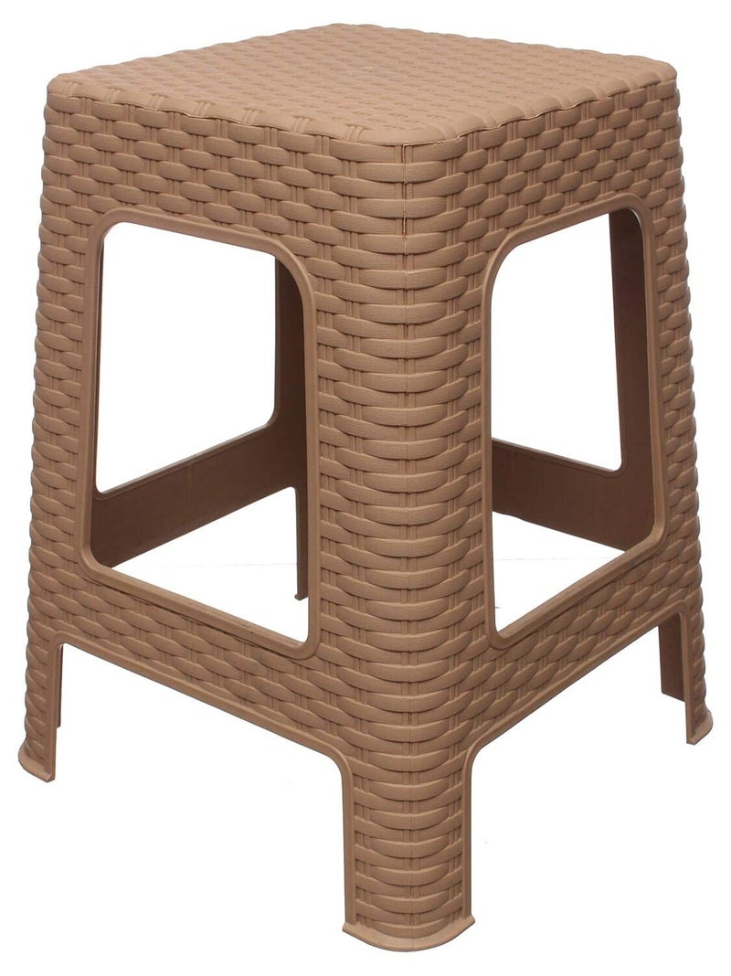 Plastic stool - beige - Image 2