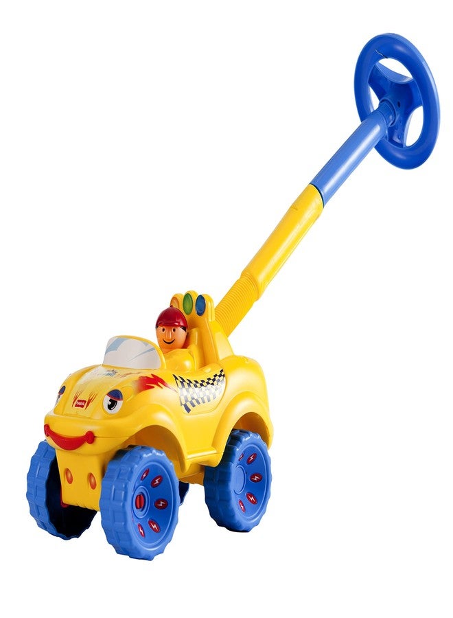Giggles - Toy Train & Funskool Walk N Drive Plastic Truck, Multicolour - Image 5