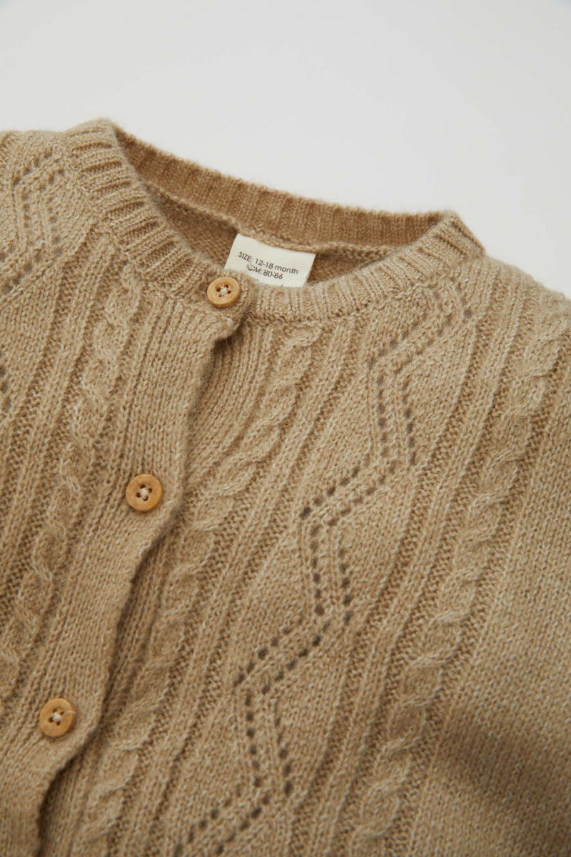 DeFacto Baby Girl Crew Neck Cardigan - Image 5