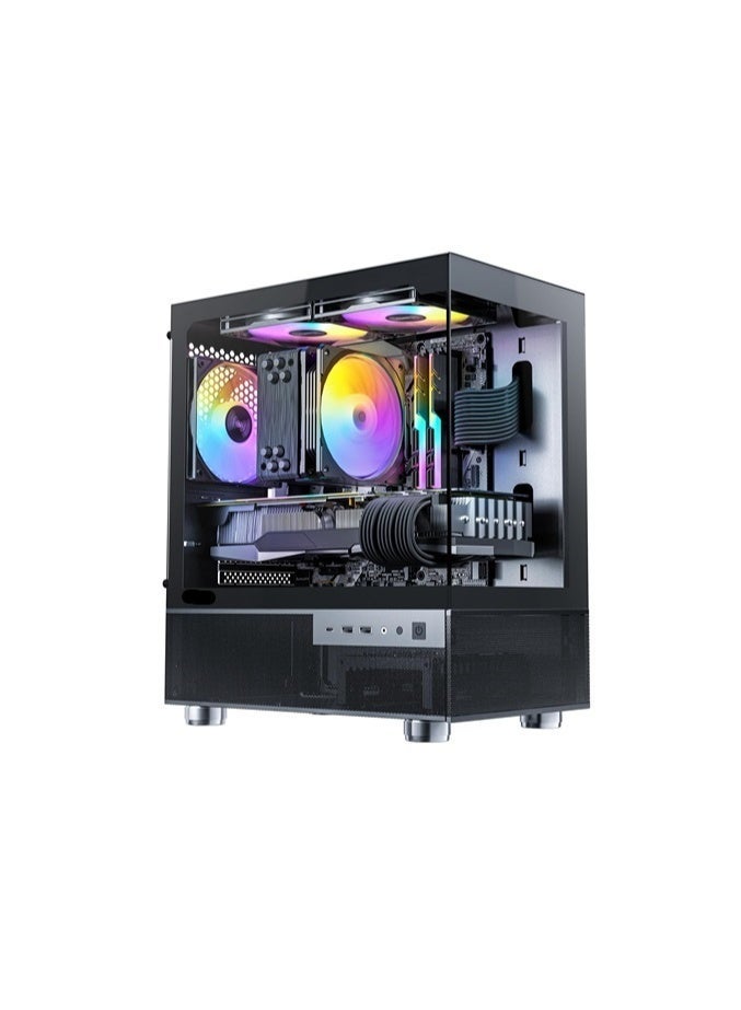 حاسوب ألعاب/محطة عمل بميزانية برجية: معالج كور i7 10700F | 16 جيجابايت رام | بطاقة رسومات RTX 3060 بسعة 12 جيجابايت | 1 تيرابايت NVME SSD | ويندوز 11 | إنترنت عالي السرعة WIFI 6 - Image 1