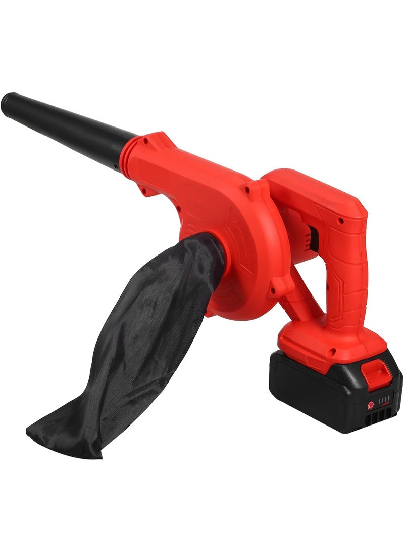 Meetion 20V 3000mAh Lithium Electric Blower Li-ion Cordless Leaf Blower Dust Removal A Blower Large Power Industrial Small Dust Blowing Machine for Dust Snow Leaf Computer Cleaning ( 3 PIN ) - Image 1