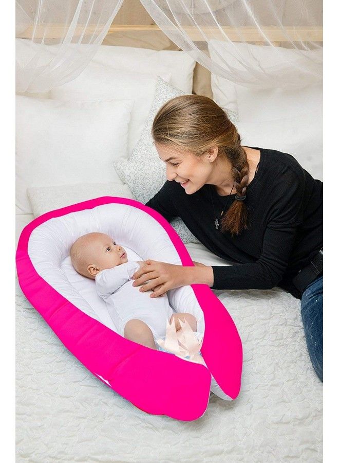 Get It Nest Baby Sleeping Bed Premium (Extra Large 100% Cotton) (Standard Pink) - Image 1