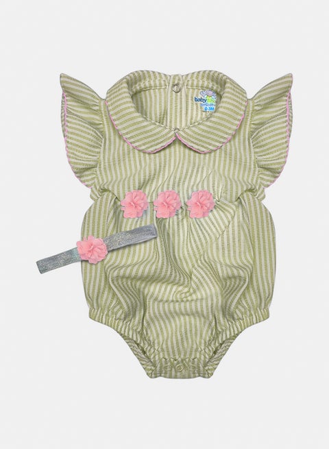 Baby Girl Summer Flutter Sleeves Romper