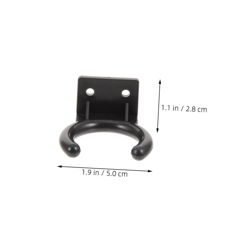 2 Pack Black Microphone Holder Wall Mount Clip For Karaoke Mic Stand Bracket - Image 3