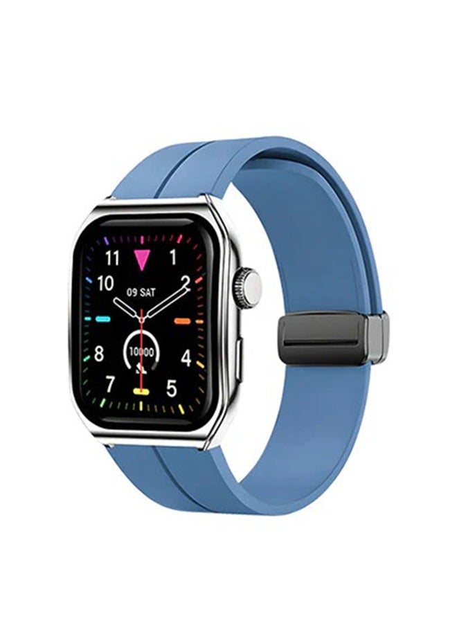 iCruze Pronto Flex Smartwatch with 2.01" Curved Display, Bluetooth Calling, Heart Rate & SpO2 Monitoring, Multi-Sport Modes, Message Alerts, IP67 Water Resistance - Image 1