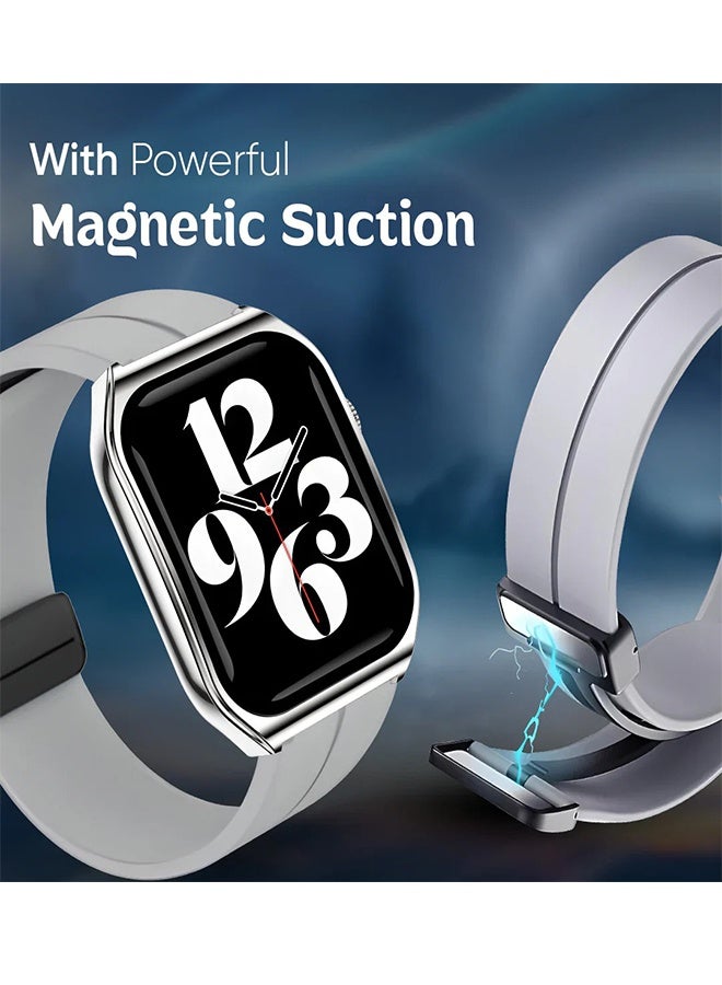 iCruze Pronto Flex Smartwatch with 2.01" Curved Display, Bluetooth Calling, Heart Rate & SpO2 Monitoring, Multi-Sport Modes, Message Alerts, IP67 Water Resistance - Image 2