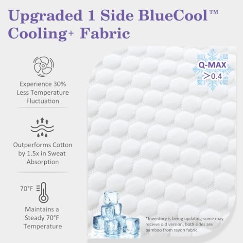 HOMELAB Adjustable Shredded Memory Foam Pillow Queen Size, Cooling Bed Pillow for Sleeping with Removable Cover, Medium Pillow for Side Stomach & Back Sleepers, 1 Pack 20"x28" - Image 2