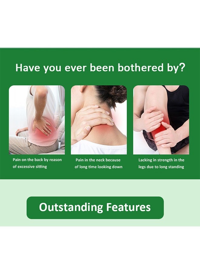 MQ - Herbal Knee Patches 12 Pcs, Pure Natural Herbal Ingredients, Relief Arthritis Pain, Long Lasting of Heating, Wormwood Knee Pain Patch Paste - Image 1