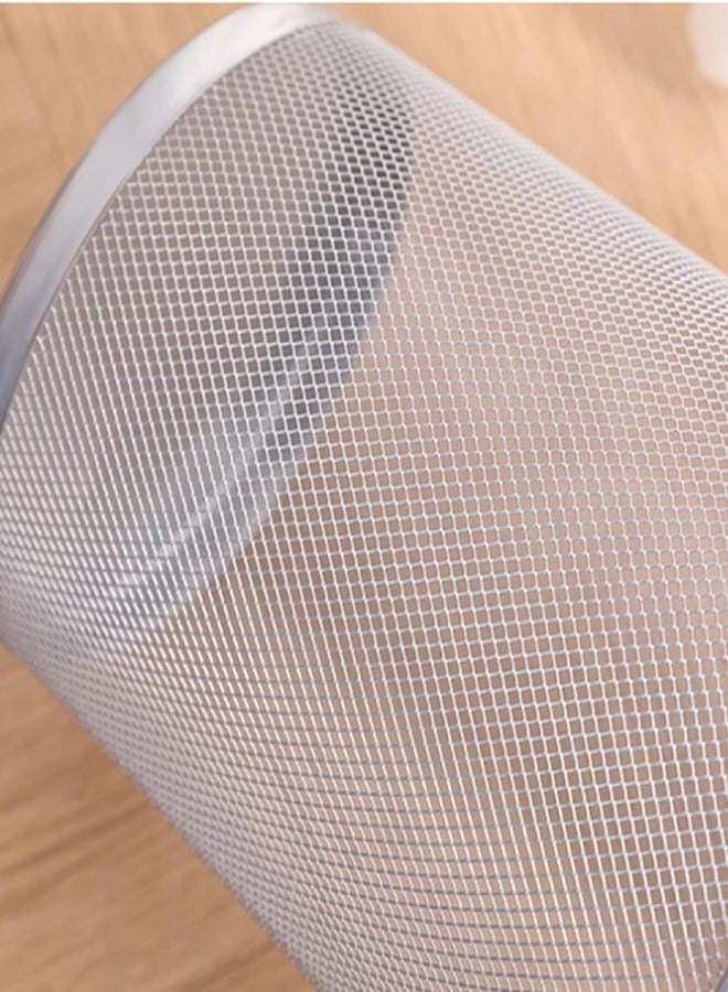 سلة مهملات معدنية فضي - Image 3