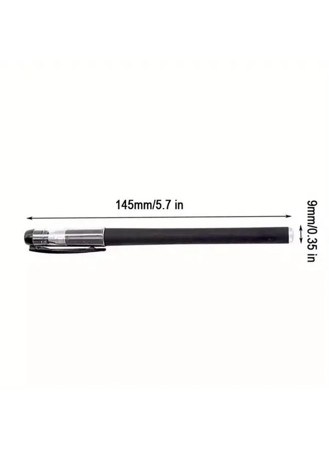 Black Gel Pens 0.5mm 10 Pack For School Office Business Signature And Exams - Image 3