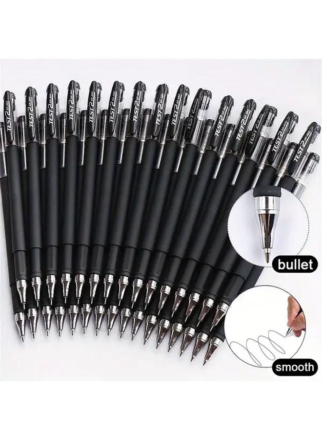 Black Gel Pens 0.5mm 10 Pack For School Office Business Signature And Exams - Image 2