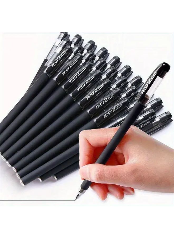 Black Gel Pens 0.5mm 10 Pack For School Office Business Signature And Exams - Image 4