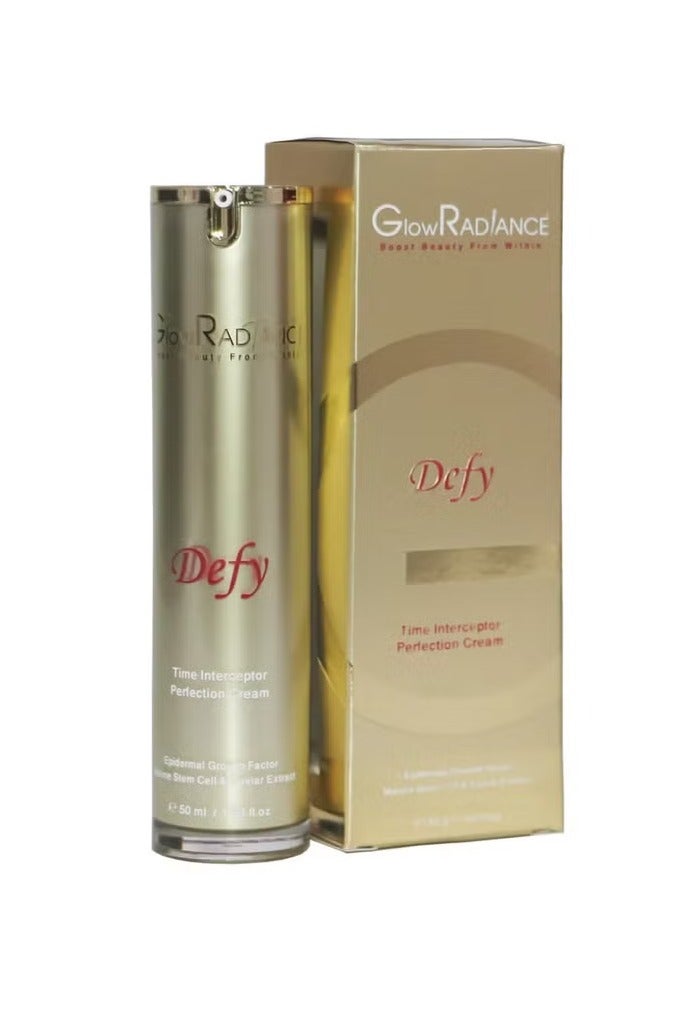 Glow Radiance كريم جلو راديانس ديفي تايم إنترسيبتور بيرفكشن – 50 مل | كريم وجه مضاد للشيخوخة | رفع، شد وترطيب - Image 2