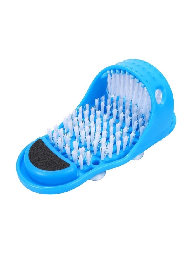 NIBEMINENT Simple Feet Cleaner Brush Blue 28cm - Image 1