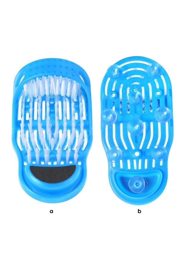 NIBEMINENT Simple Feet Cleaner Brush Blue 28cm - Image 3