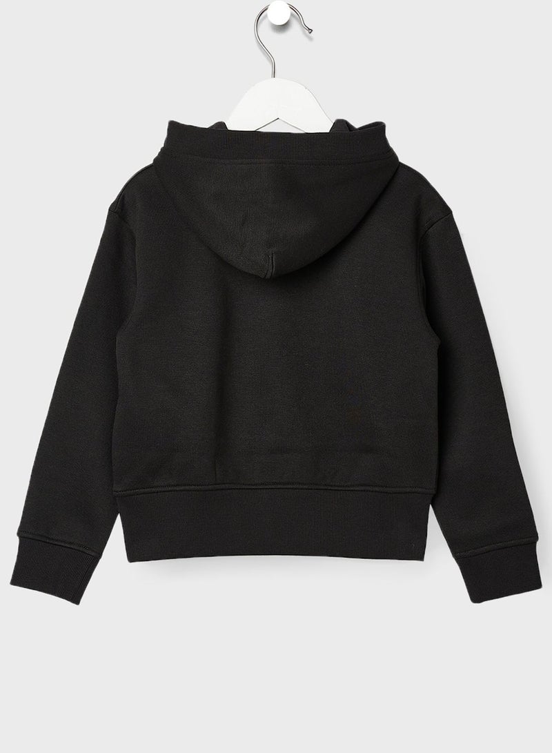 TOMMY HILFIGER Kids Metallic Logo Hoodie - Image 2