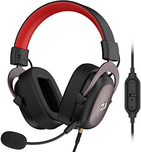 Redragon H510 Zeus Wired Gaming Headset - 7.1 Surround Sound - Memory Foam Ear Pads - 53MM Drivers - Detachable Microphone, Works for Multi-Platforms PC, PS4/3 & Xbox One/Series X, NS - Image 1