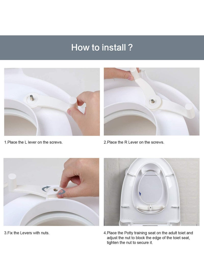 Arabest Baby Potty Training Seat Toilet Seat for Kids Anti Slip Toilet Trainer - Image 5