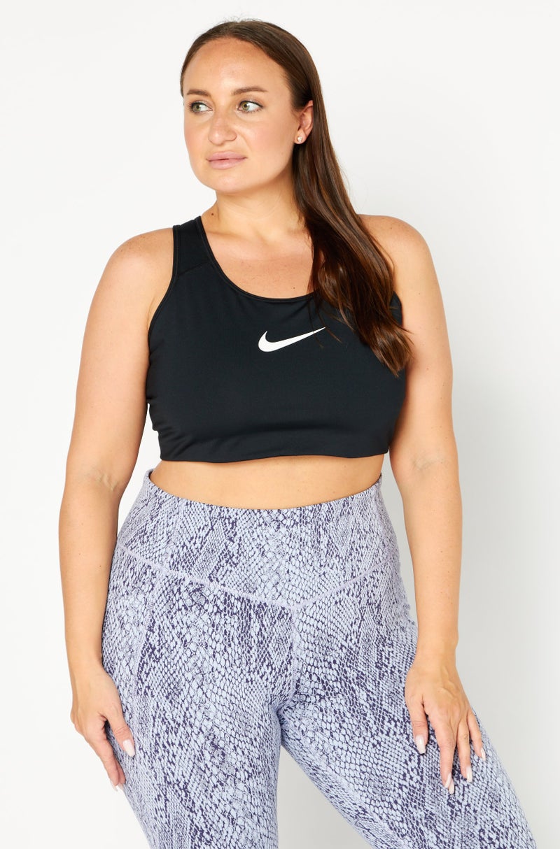 Nike Women Plus Size Non Padded Dri Fit Sports Bra, Black  - Image 1