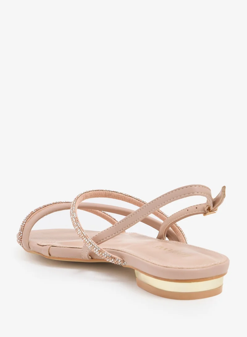 لوريان صنادل مونيكا المسطحة