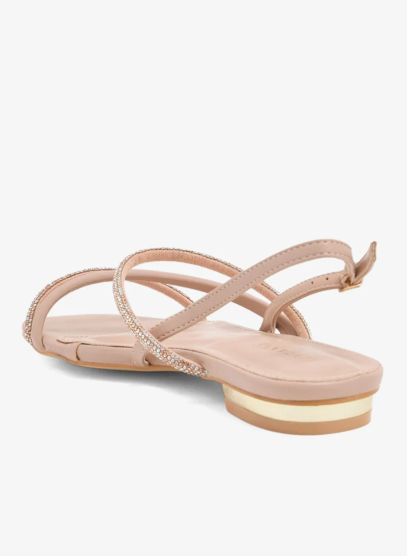 لوريان صنادل مونيكا المسطحة