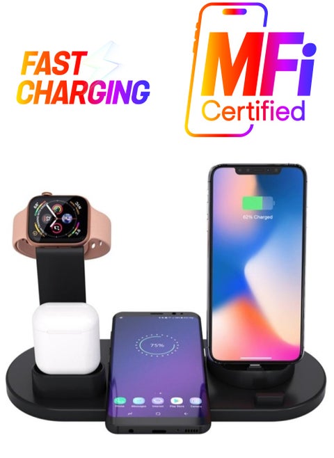 Professional Fast Wireless Charger for Apple iPhone/Android/Smartwatch/Air Pods