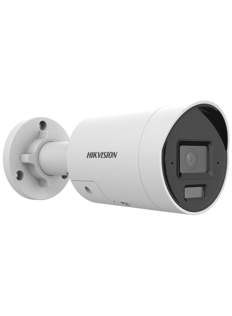 HIKVISION DS-2CD2083G2-LI2U 8MP AcuSense Smart Hybrid Light Bullet Camera, 1/2.8" CMOS, 120dB WDR, IR & White Light, Built-in Dual Microphone, 40m Illumination, H.265+/H.264+, Motion Detection, Perimeter Protection, IP67, PoE, MicroSD Slot (Up to 512GB) - Image 2