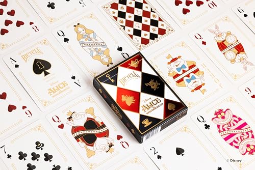 Bicycle Disney Alice in Wonderland Inspired Playing Cards, 1 Deck - Image 2
