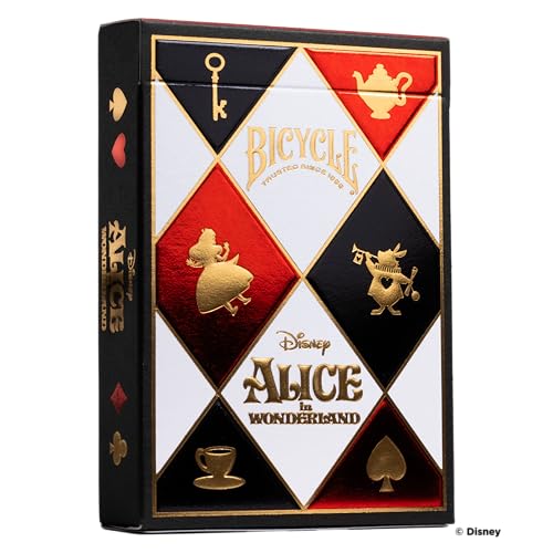 Bicycle Disney Alice in Wonderland Inspired Playing Cards, 1 Deck - Image 1