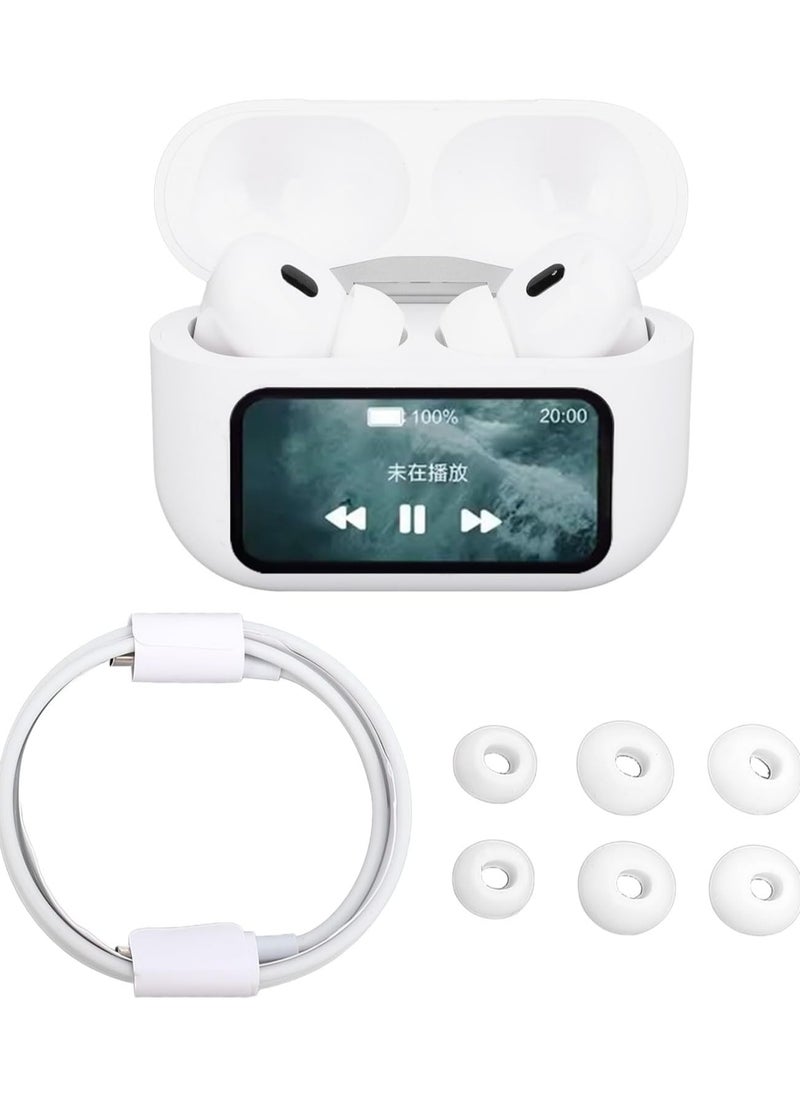 AWALOR - ANC+ENC double noise reduction to Listen Touch Screen Control Earbuds Headphones 360 Stereo with Noise Cancellation - Image 1