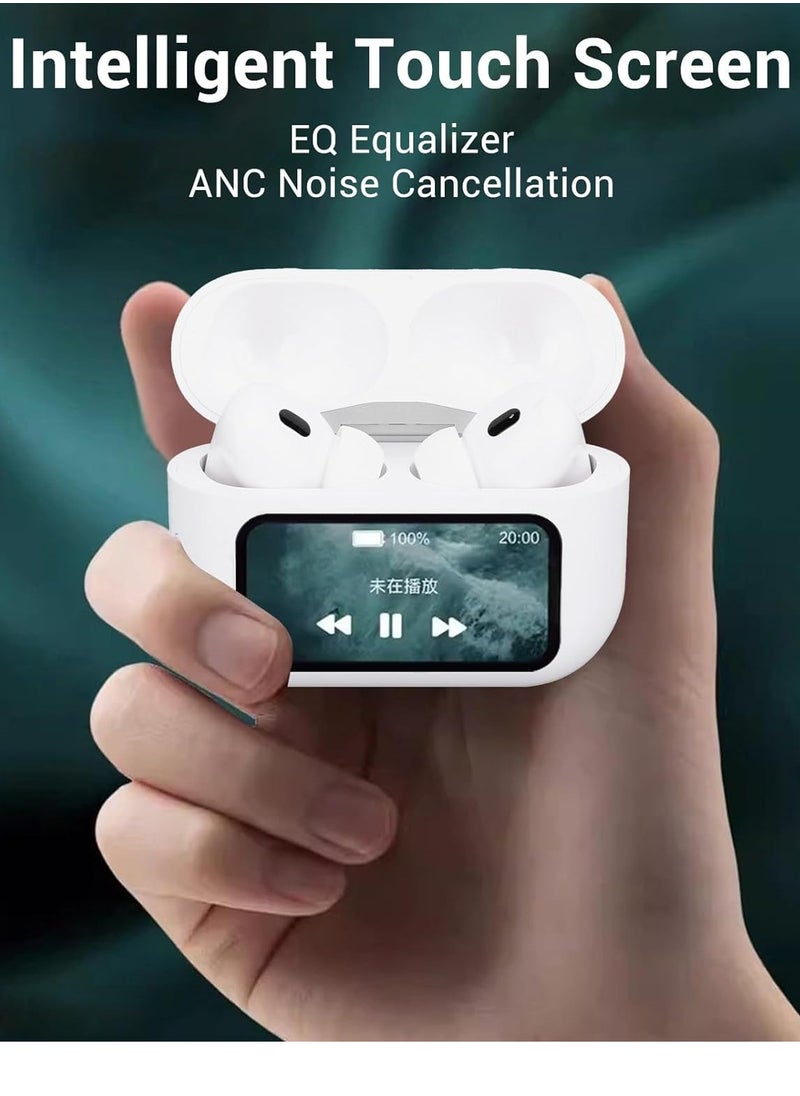 AWALOR - ANC+ENC double noise reduction to Listen Touch Screen Control Earbuds Headphones 360 Stereo with Noise Cancellation - Image 1