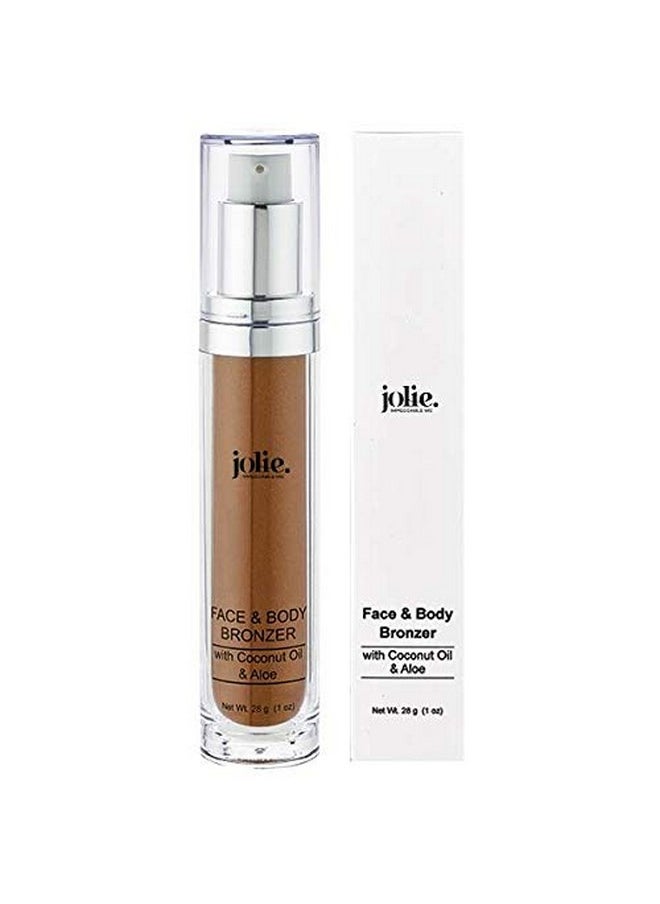 JOLIE. IMPECCABLE ME - Jolie Face & Body Bronzer With Coconut Oil & Aloe Vera Subtle Shimmer (28G) - Image 1
