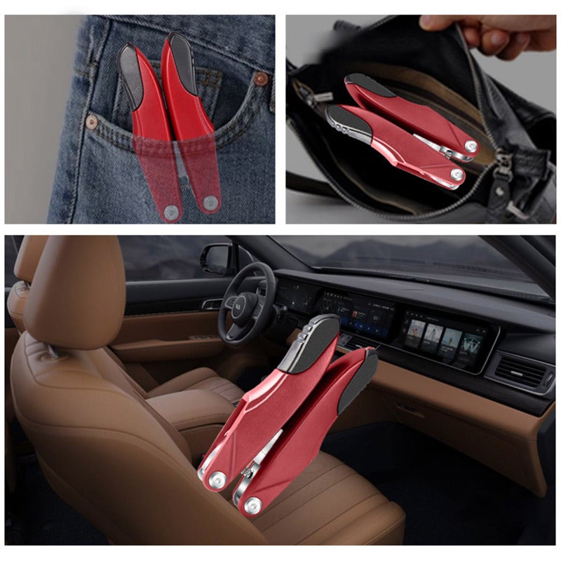 Toenail Clippers: Stainless Steel Ergonomic Anti-Slip Grip Handle - Foldable Detachable 3-In-1 Tool For Thick Or Ingrown Nails, Home And Salon Nail Care - Image 4