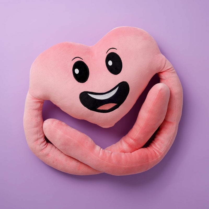 Oye Happy - Customized Voice Message Plush Heart | Cuddly Stuffed Toy with Re-recordable Audio | 30 x 28 cm for Loved Ones - Image 2
