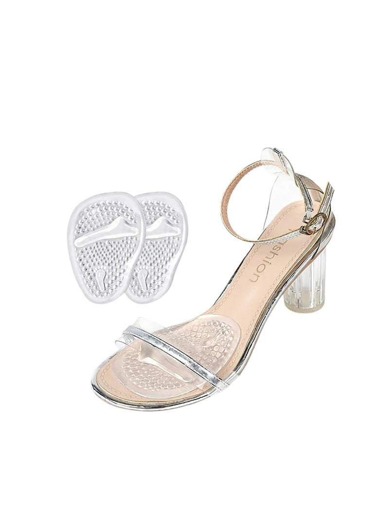 Tishta Toe & Forefoot Pads - Anti Slip Front Foot Cushion for Daily Comfort and Stability - Soft Padding Design for Walking and Standing - (One Size) - (Silicone Gel)-Model 2 - Image 4