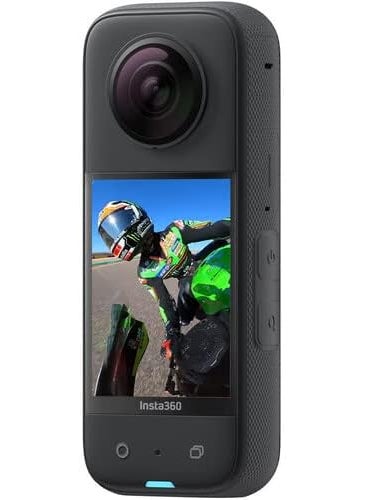 Insta360 Insta360 X3  Waterproof 360 Action Camera with 12 48MP Sensors 57K 360 Video 72MP 360 Photo Stabilization Touchscreen  50 in 1 Accessory Kit  64GB Card  Card Reader  More  - Image 4