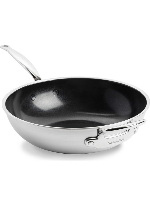 Greenpan - Premiere Thermolon Ceramic Non-stick 30CM Wok Pan - Image 1