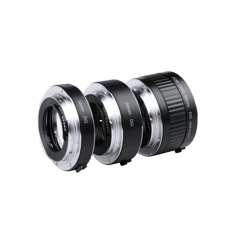 Viltrox DG-G Auto Focus AF TTL Extension Tube Ring 12mm 20mm 36mm Set Metal Mount with Covers for Canon EF EF-S 35mm Lens DSLR Camera - Image 4