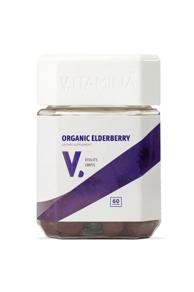 Vitamina Organic Elderberry Gummies – 60 Gummies - Image 1