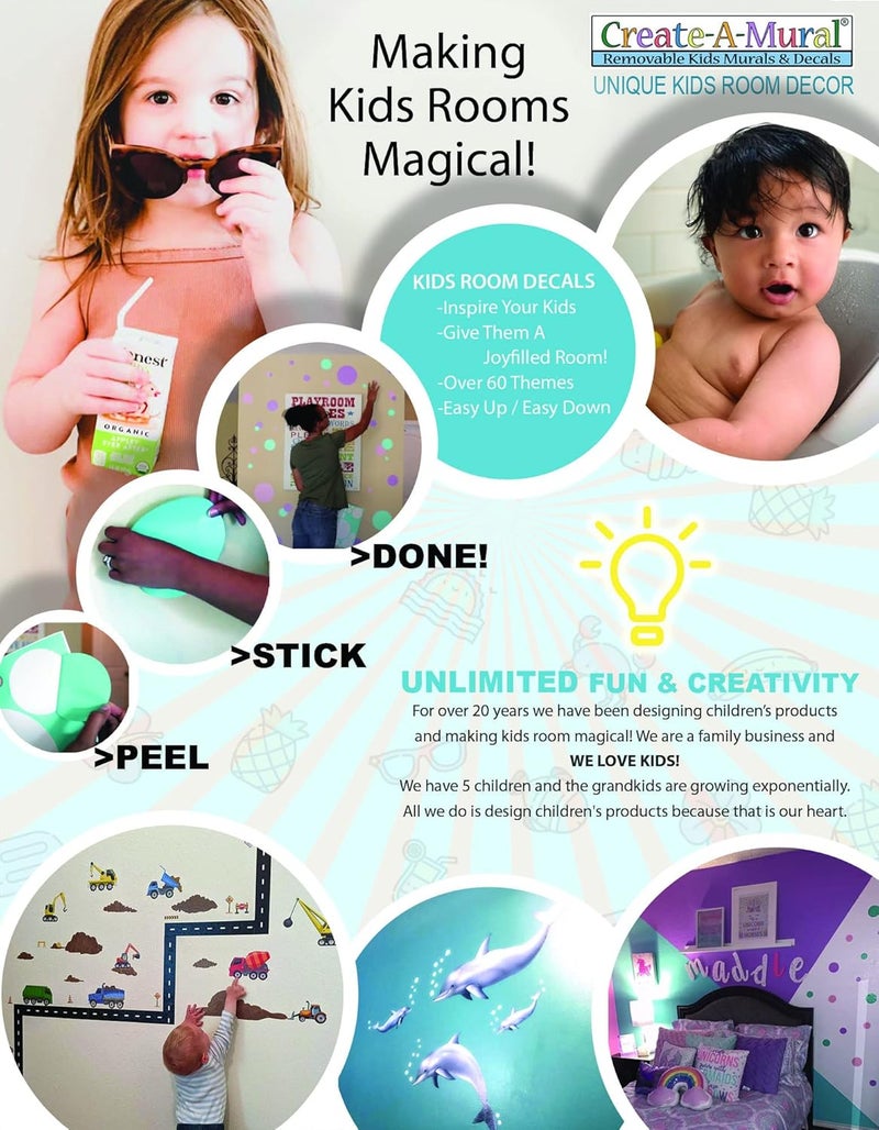 Create-A-Mural Polka Dot Wall Decals - Image 5