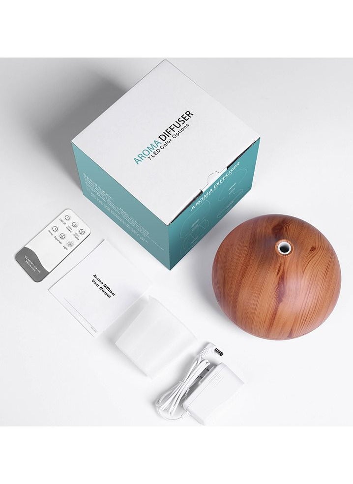 Aroma - Aroma Diffuser and Humidifier with Night Light in an Elegant Wooden Design - Image 1