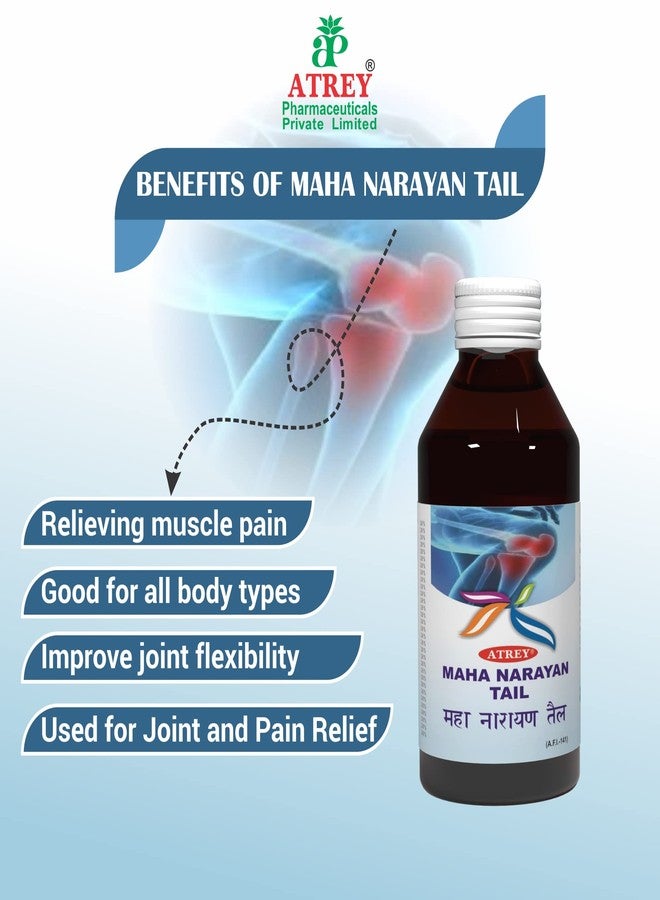 Atrey Maha Narayan Ayurvedic Oil For Joint Pain and backache - 200ml - Image 5