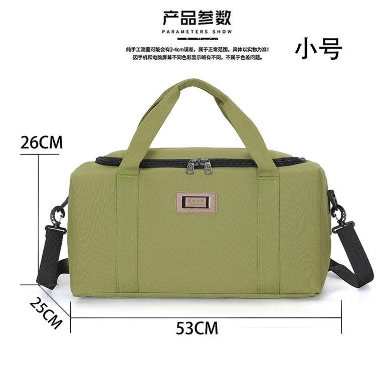 Thick Canvas Duffel Bag Large Capacity Travel Bag - Image 2