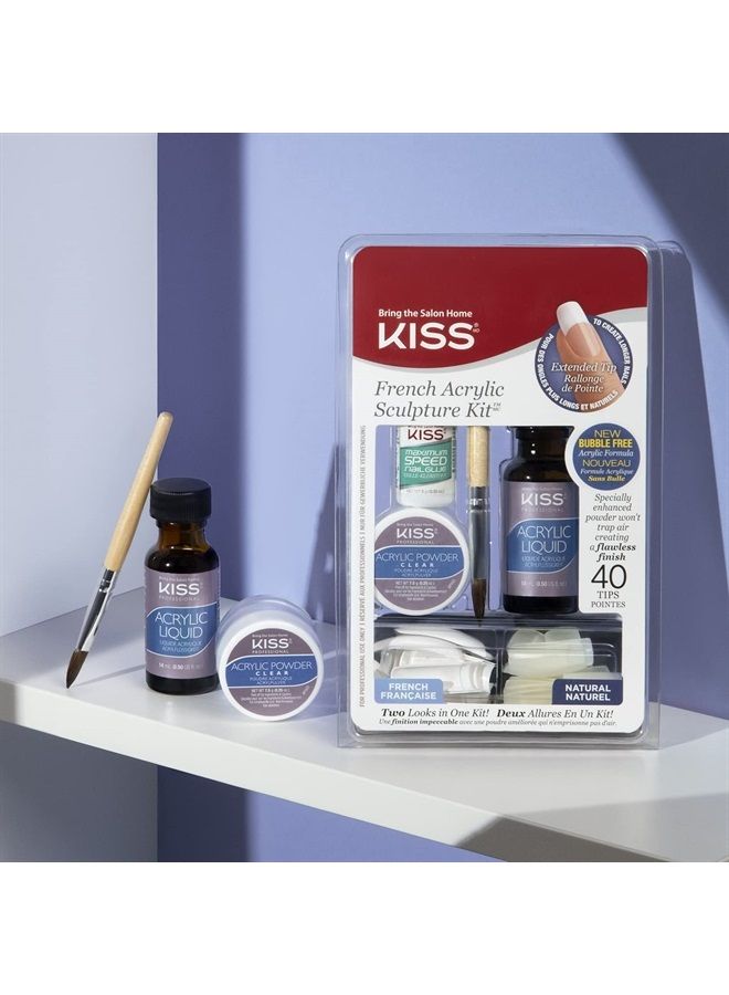 KISS Kiss French Acrylic Sculpture Kit, 1 Count  - Image 3