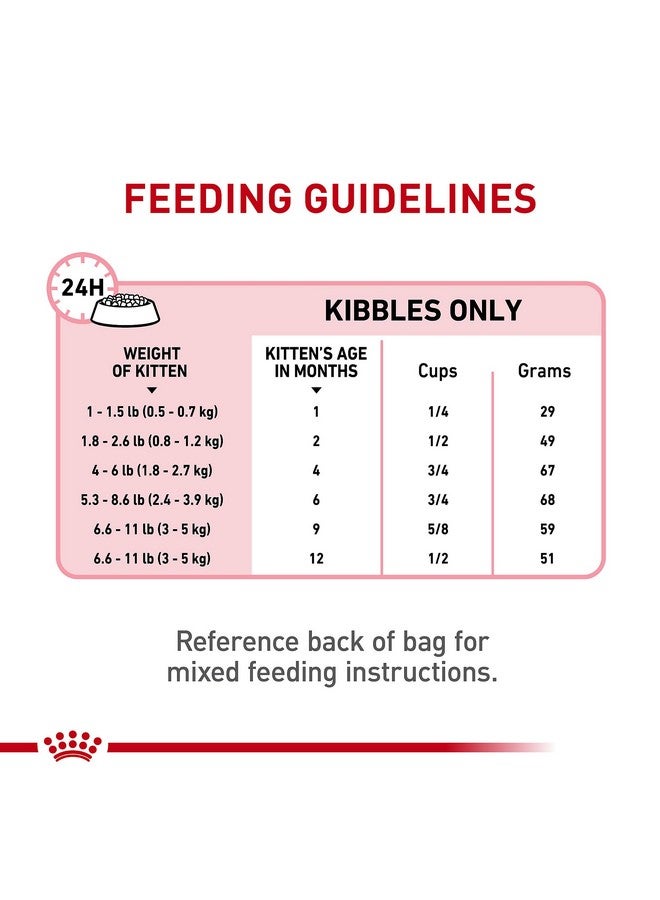 رويال كانين طعام القطط الجاف من Feline Health Nutrition Kitten، كيس 7 رطل - Image 5