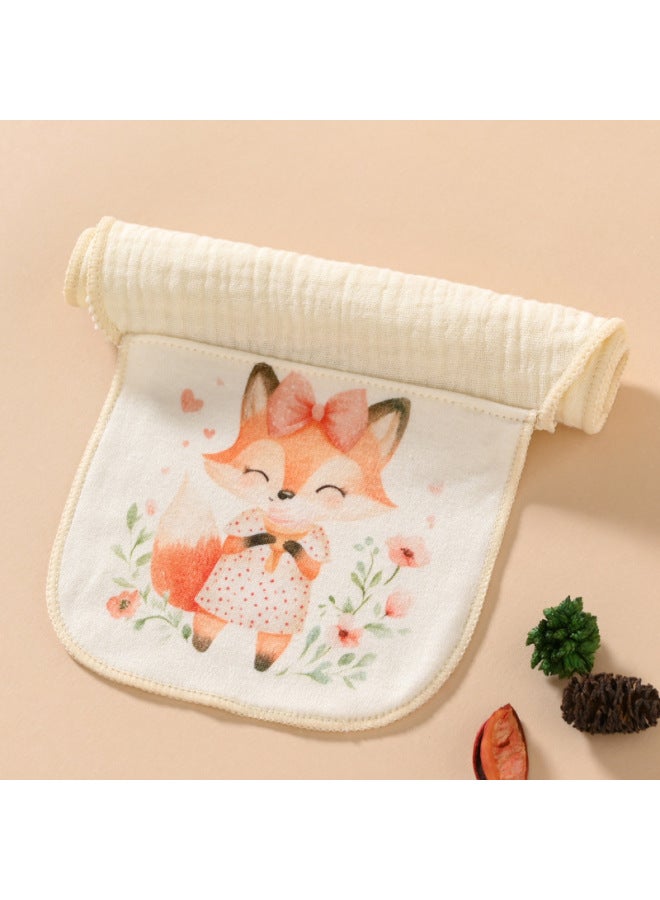 Baby Sweat-absorbing Towel, All-cotton, Soft And Breathable, Spring And Summer Kindergarten Sweat Towel, Infant Class A All-cotton Pad Sling