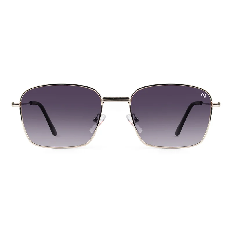Woggles UV- Protected  Golden Rectangle Sunglasses