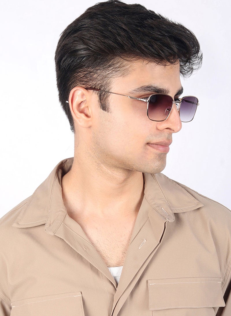 Woggles UV- Protected  Golden Rectangle Sunglasses  - Image 2