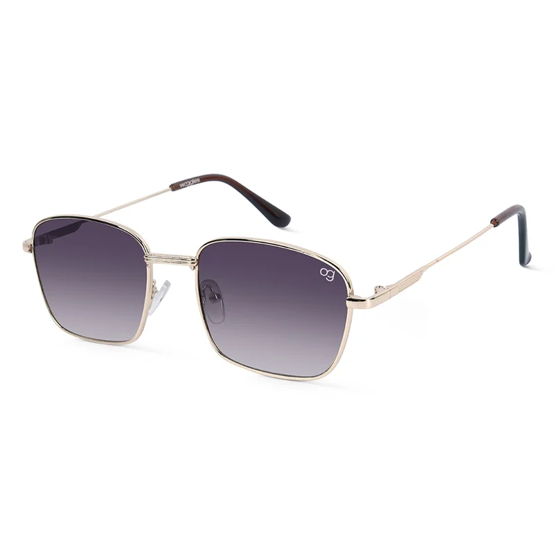 Woggles UV- Protected  Golden Rectangle Sunglasses